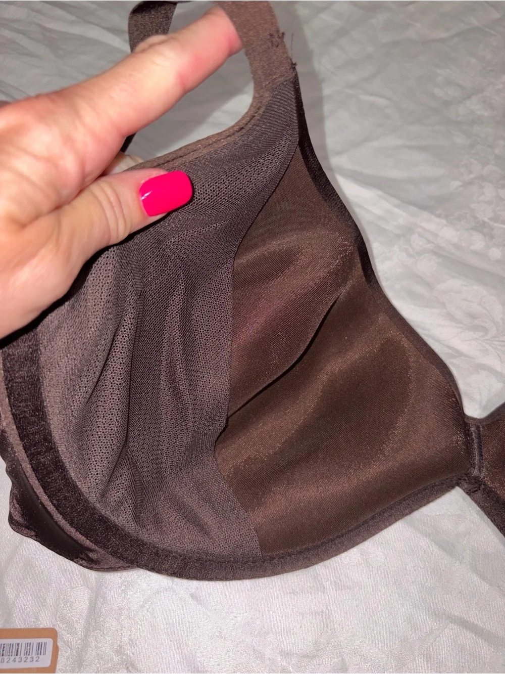 NWT Skims Weightless Scoop Bra espresso Sz 42DD